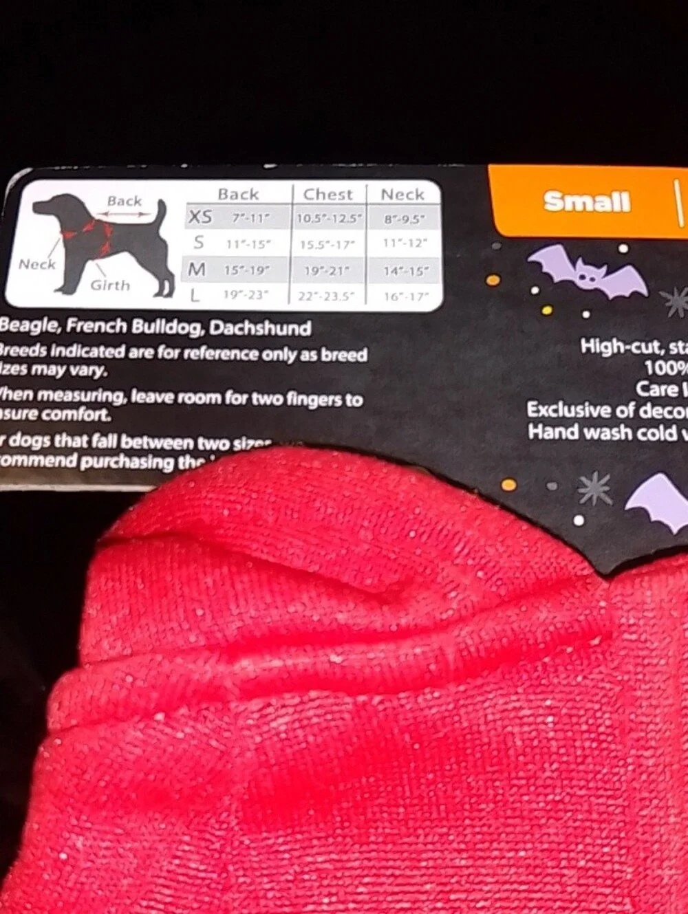 Pet Halloween Hoodie Costume - Red Devil Wings